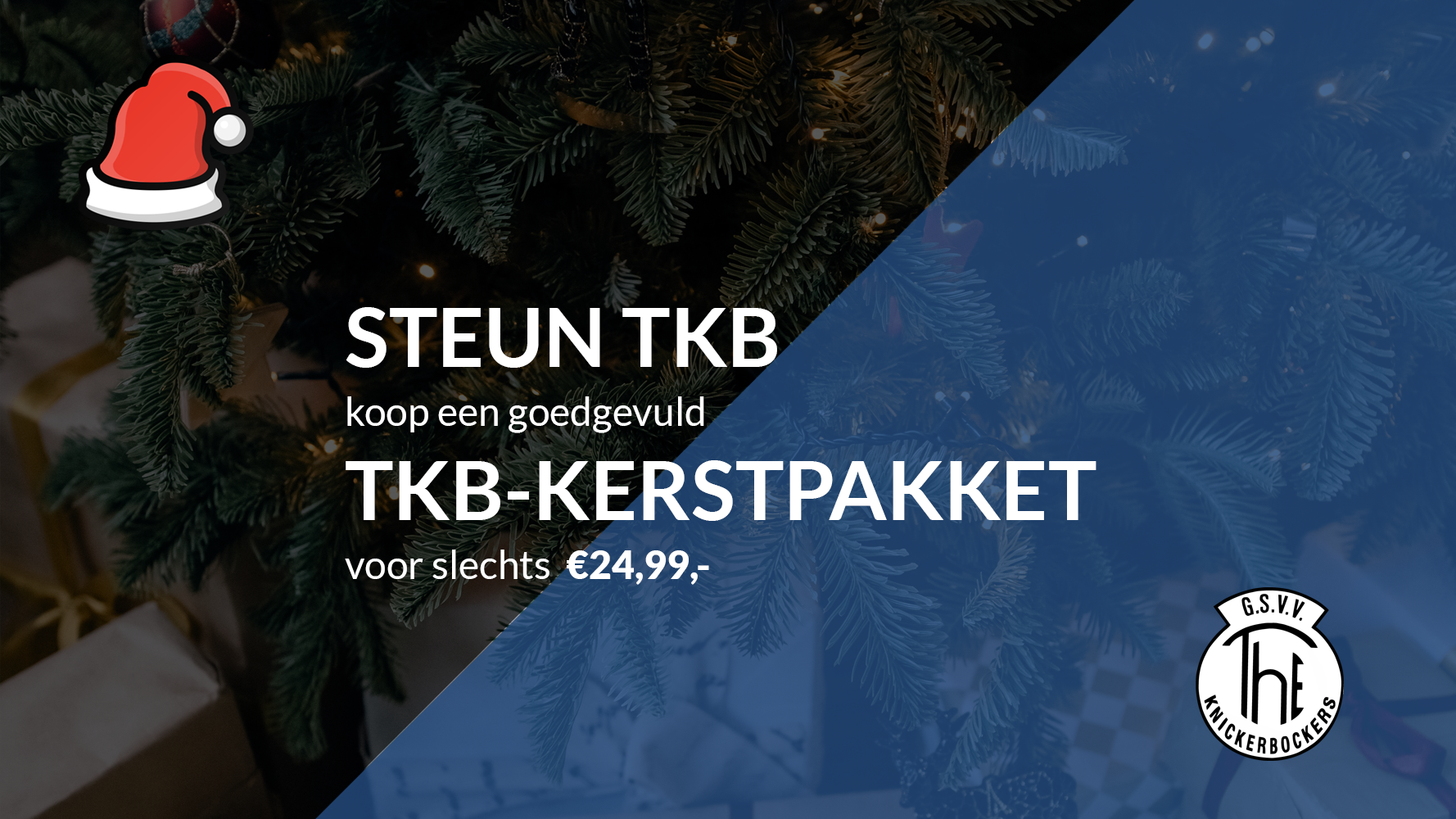 Uitdelen kerstpakketten 